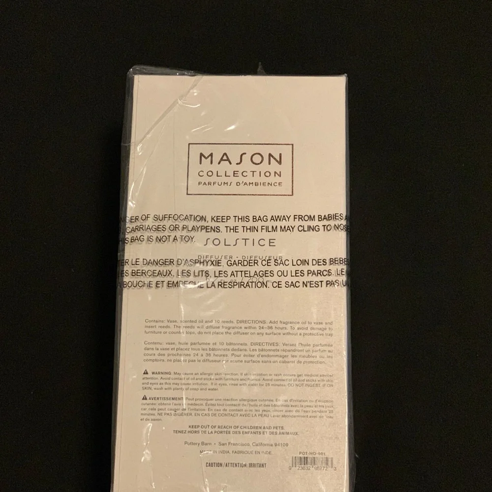 Mason Home Scent Collection diffuser